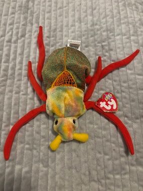 Ty Beanie Baby Scurry the Beetle Bug Red Legs Tie Dye Mint Tags Vintage 2000